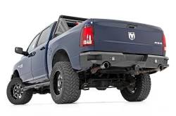 Rough Country Suspension Systems - Rough Country Heavy Duty Black Rear Bumper for 09-18 Ram 1500 10775 - Image 4