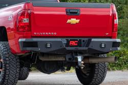 Rough Country Suspension Systems - Rough Country HD Black Rear Bumper for 11-19 Silverado/Sierra 2500HD/3500 - Image 3