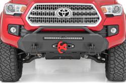 Rough Country Suspension Systems - Rough Country 10712 Hybrid Front Winch Bumper Black for 16-23 Toyota Tacoma - Image 2