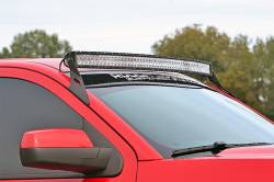 Rough Country Suspension Systems - Rough Country Upper Windshield 54" Light Bar Mounts Silverado/Sierra 70514B - Image 2
