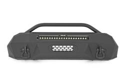 Rough Country 10724 Hybrid Front Winch Bumper Black for 16-23 Toyota Tacoma