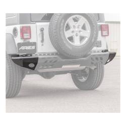 ARIES - ARIES 2081220 TrailChaser Rear Bumper Side Extensions for 07-18 Jeep Wrangler JK - Image 4