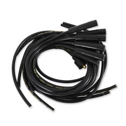 ACCEL 5040K Super Stock Spark Plug Wire Set 8mm Black w/Black Straight Boots