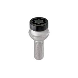 McGard 28374 Chrome/Black Bolt Style Radius Seat Lock Set M14 x 1.5