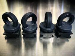 Bedslide 4pc. D-Ring Sliding Tie Down Anchor Kit Black BSA-D-RINGKIT4