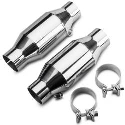 Pypes Performance Exhaust - Pypes CVM11K High Flow 2.5" Mini Metallic Catalytic Converters Universal - Image 1