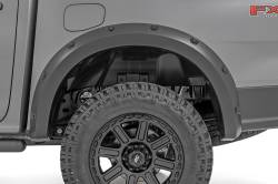 Rough Country Suspension Systems - Rough Country Pocket Fender Flares-Absolute Black 2024 Ford Ranger F-F12401-G1 - Image 5