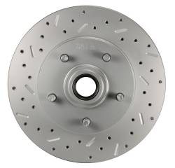 Leed Brakes - Leed Brakes FC1002SMX Spindle Kit w/Drilled Rotors & Zinc Plated Calipers - Image 2