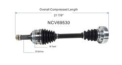 GSP - GSP NCV69530 3.0 CV Axle Assembly Front - Image 6