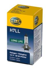 Hella - HELLA H7LL H7 Long Life Halogen Bulb 12V 55W PX26D T4.6 EACH - Image 2