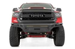 Rough Country Suspension Systems - Rough Country 10914 Hybrid Front Winch Bumper Black for 14-21 Tundra - Image 2