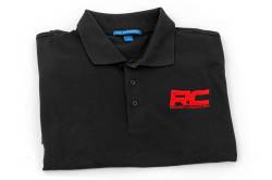 Rough Country Suspension Systems - Rough Country 83901 Polo Rough Country Logo Black Cotton Size Large - Image 2