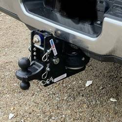 Shocker Hitch - Shocker Hitch SH-HDMB620-200BLK Shocker HD 20K 2" Max Black Air Receiver Hitch - Image 3