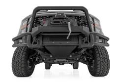 Rough Country Suspension Systems - Rough Country 51216W Tubular Front Winch Bumper Black for 21-23 Ford F150 - Image 3