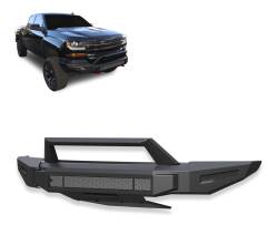 Black Horse Off Road - Black Horse AFB-SI17 Armour-II HD Front Bumper for 16-18 Silverado 1500 LD - Image 1