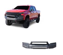 Black Horse Off Road - Black Horse AFB-SI20-K2 Armour-II Bumper Kit Black for 19-21 Silverado 1500 - Image 1