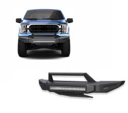 Black Horse Off Road - Black Horse AFB-F121-K2 Armour-II HD Modular Front Bumper for 21-23 Ford F150 - Image 1