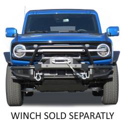 Black Horse Off Road - Black Horse AFB-FB22HD Amour HD Front Bumper for 21-25 Ford Bronco - Image 2