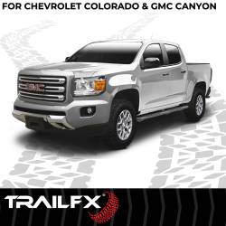 TrailFX - TrailFX AL4002B A4 Series Nerf Bars 4.5" Hex Black for Rocker Panel Mount - Image 2