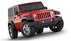Bushwacker - Bushwacker 10077-02 Pocket Style Front Fender Flares Black for Jeep JK - Image 5