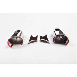 Rugged Ridge 13311.02 Mirror Arm Covers Chrome