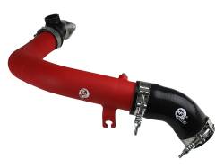 aFe 46-20378-R 2.5" Aluminum Hot Charge Pipe Red for 15-21 Subaru WRX 2.0L