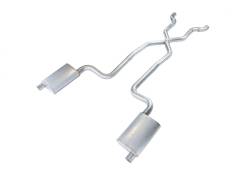 Pypes Performance Exhaust - Pypes SCC12R 2.5"Race Pro Series Dual Exhaust System w/X-Pipe for 68-73 Corvette - Image 1