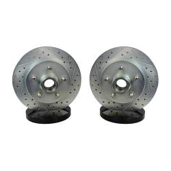Baer Brakes - Baer Brakes 05595-020 Disc Brake Rotor Set Front for Chevy/GMC Drum RWD - Image 1