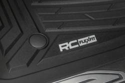 Rough Country Suspension Systems - Rough Country Front Floor Liners Black 19-24 Silverado/Sierra FF-2161 - Image 4