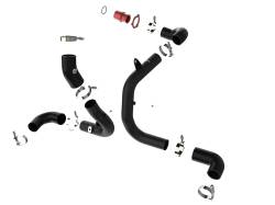 aFe Power - aFe 46-20415-B Hot/Cold Charge Pipe Kit Black w/Turbo Muffler for Audi/VW 2.0 - Image 2