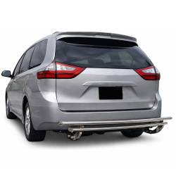Black Horse Off Road - Black Horse 8TY918SS-DL SS Rear Bumper Guard for 04-23 Toyota Sienna - Image 2