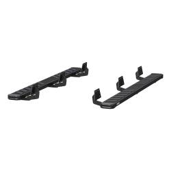 ARIES - ARIES 2554031 NovaTrac 6"x75" Black Steel Running Boards Select RAM 1500 - Image 1