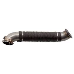 Wehrli Custom Fabrication - Wehrli F100704 3" Stainless V-Band Down Pipe for 11-15 Chevy 6.6L LML Duramax - Image 1