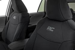 Rough Country Suspension Systems - Rough Country 91064 Front/Rear Seat Covers Black for 19-25 Toyota RAV4 - Image 2