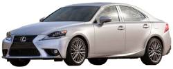 Quality Automotive Accessories - QAA PP14102 4Pc Stainless Steel Pillar Trim for 14-20 Lexus IS - Image 2
