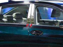 Quality Automotive Accessories - QAA PP14200 4Pc Stainless Steel Pillar Trim for 14-20 Acura RLX - Image 1