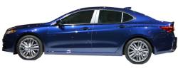Quality Automotive Accessories - QAA PP15296 6Pc Stainless Steel Pillar Trim for 2015-2020 Acura TLX - Image 2