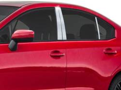 Quality Automotive Accessories - QAA PP15411 6Pc Stainless Steel Pillar Trim for 2015-2020 Subaru WRX - Image 1