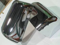 Quality Automotive Accessories - QAA MC48323 2Pc Chrome ABS Plastic Mirror Cover for 2008-2016 Ford Super Duty - Image 1
