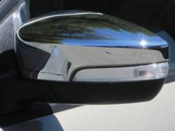Quality Automotive Accessories - QAA MC53361 2Pc Chrome ABS Mirror Cover for Ford C-Max Escape Focus - Image 1
