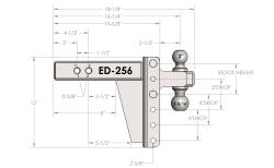 BulletProof Hitches - BulletProof ED256 2.5" Extreme Duty 6" Drop Or Rise Hitch - Image 9