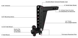 BulletProof Hitches - BulletProof HD2012 2.0" Heavy Duty 12" Drop Or Rise Hitch - Image 7