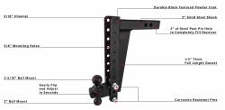 BulletProof Hitches - BulletProof HD2014 2.0" Heavy Duty 14" Drop Or Rise Hitch - Image 7