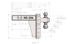 BulletProof Hitches - BulletProof HD256 Heavy Duty 2.5" Shank 6" Drop/Rise Hitch - Image 6