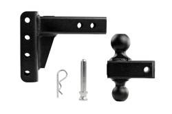 BulletProof Hitches - BulletProof LD204 2.0" Light Duty 4" Drop/Rise Hitch - Image 1