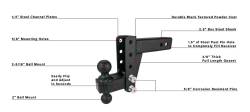 BulletProof Hitches - BulletProof MD254 2.5" Medium Duty 4" Drop Or Rise Hitch - Image 7