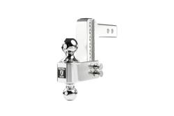 BulletProof Hitches - BulletProof AL204 Medium Duty 2" Shank 4" Drop/Rise Aluminum Hitch - Image 1