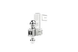 BulletProof Hitches - BulletProof AL254 Medium Duty 2.5" Shank 4" Drop/Rise Aluminum Hitch - Image 1