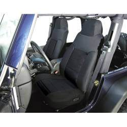 Rugged Ridge - Rugged Ridge 13242.01 Fabric Front Seat Covers for Jeep CJ & Wrangler - Image 1