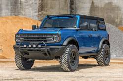 Rough Country Suspension Systems - Rough Country 51049 4" Black Front Bumper Nudge Bar w/LED for 21-26 Ford Bronco - Image 5